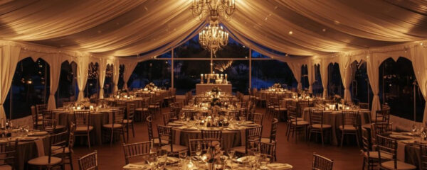chapiteau de réception professionnel